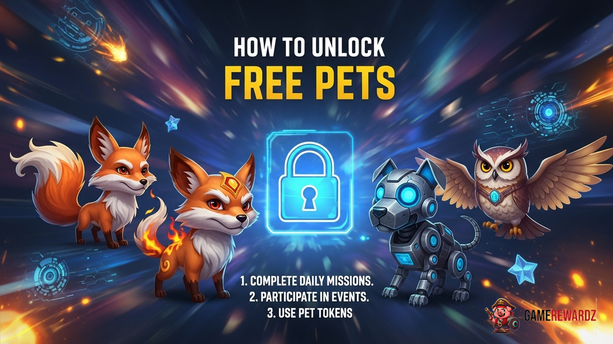 Free Fire How to Unlock Free Pets